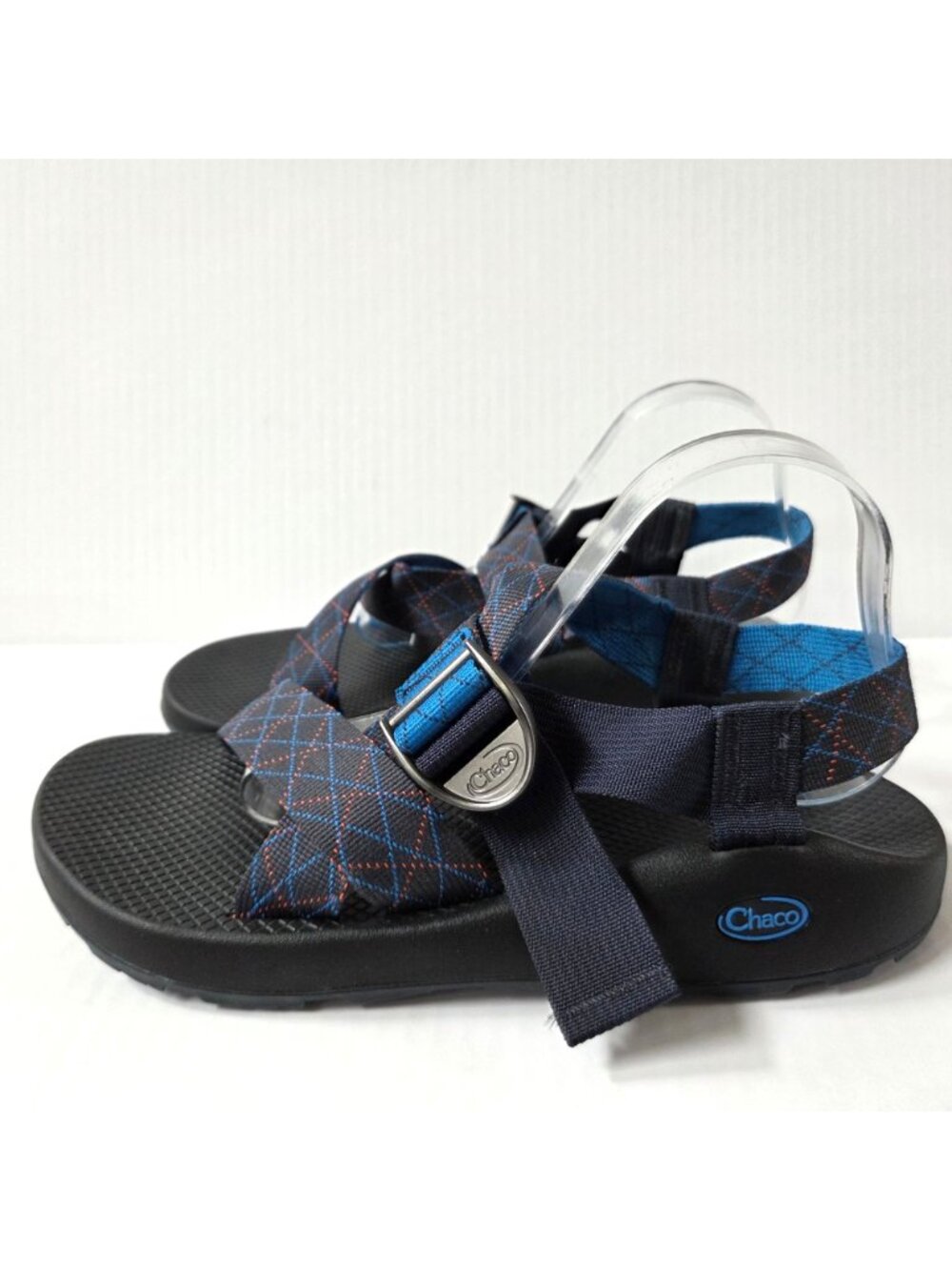 Chaco Sandals Mens 12 Mega Z Classic Rhombus Blue Hiking J105749 - Picture 3 of 10